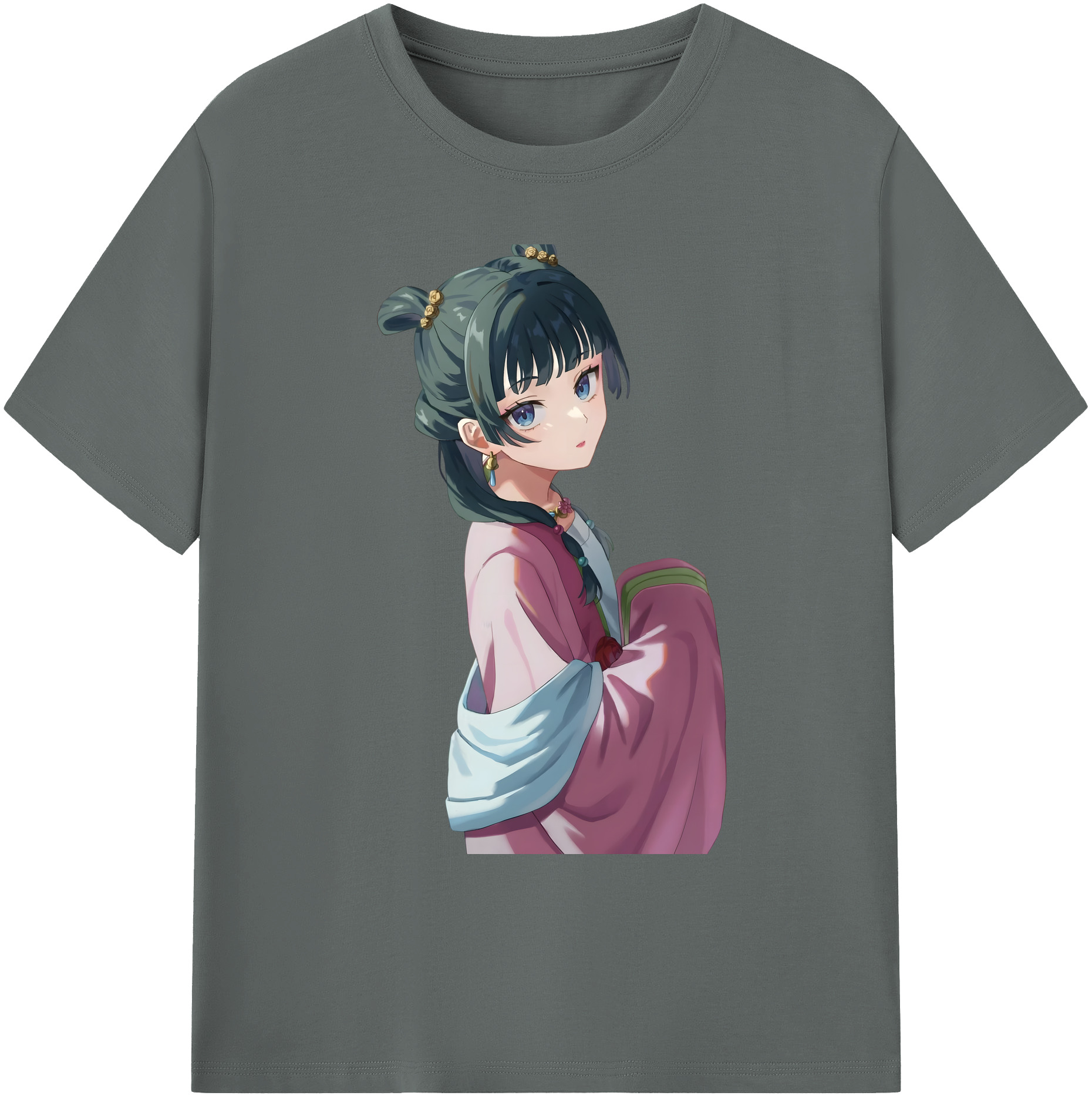 （画像用） 薬屋のひとりごと The Apothecary Diaries 綿100％ メンズ半袖Tシャツ｜肌触りやわらか＆通気性